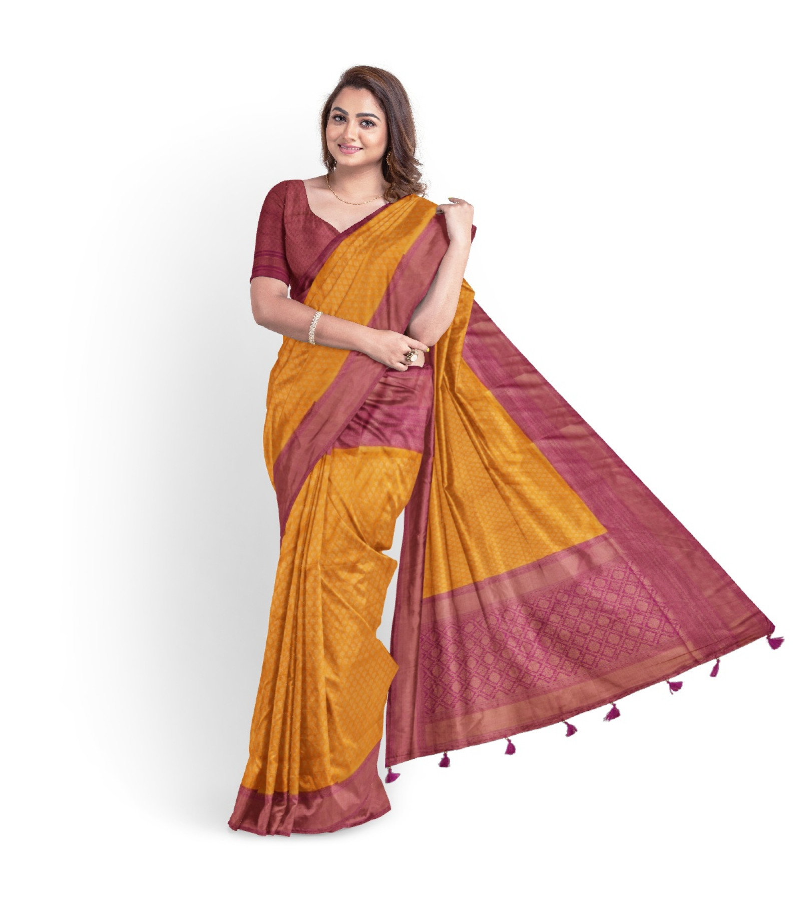 Exclusive Silver Tissue Kanjivaram Saree by Abaranji  